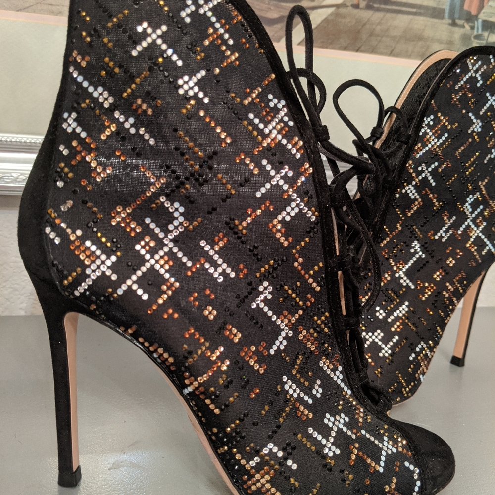 Gianvito rossi embelished booties 37 - Picture 12 of 15